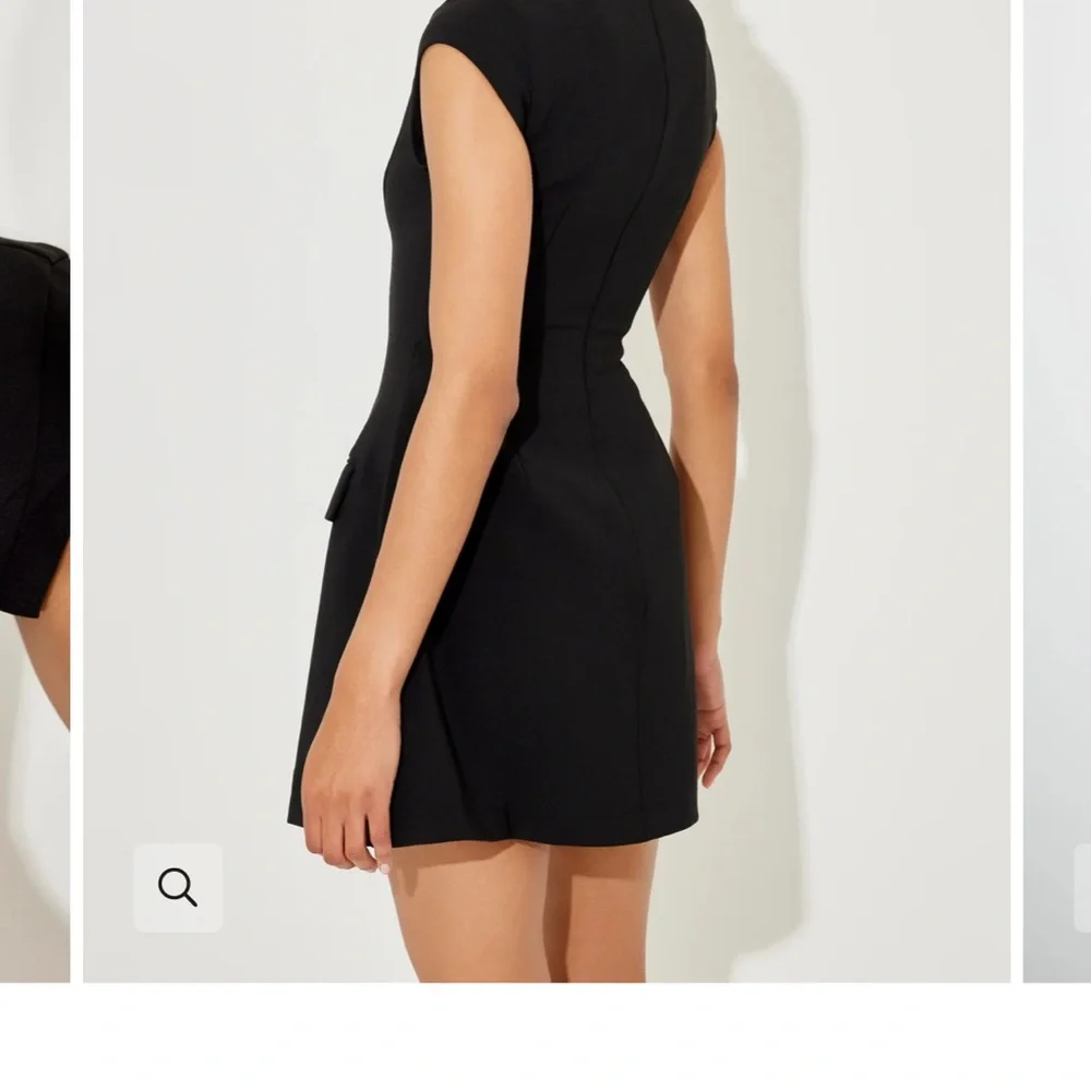 Odd Muse Black Sleeveless Mini Dress- Ultimate Muse Cap Sleeve Mini Dress - Picture 4 of 9